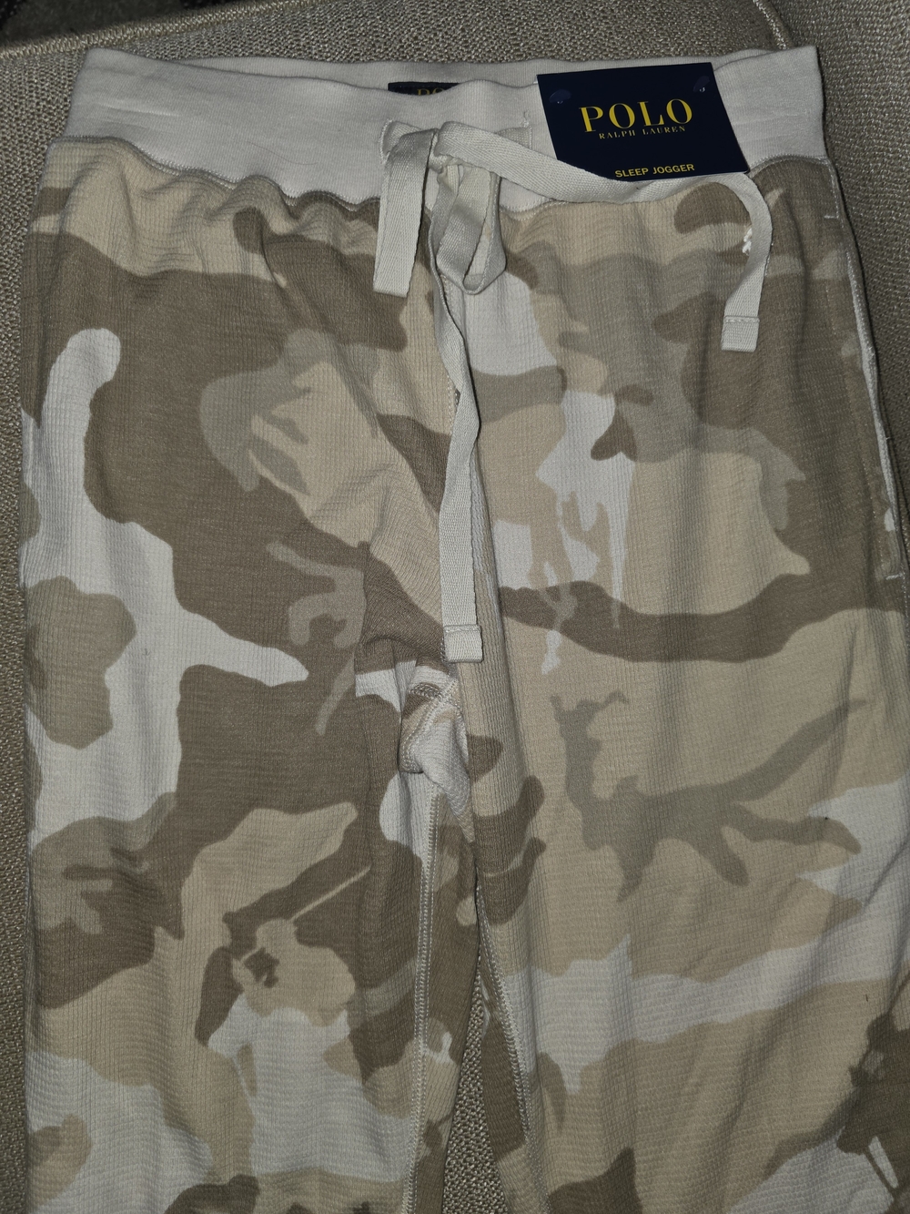 Polo by Ralph Lauren Tan & Cream Camo  Sleep Joggers